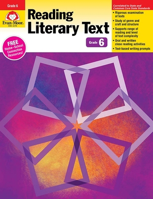 Reading Literary Text, Grade 6 Teacher Resource 1629381500 Book Cover