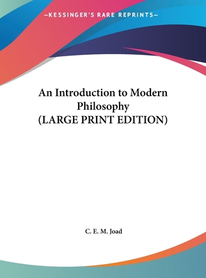 An Introduction to Modern Philosophy [Large Print] 1169860788 Book Cover
