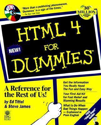 HTML 4 for Dummies [With Includes Examples from... 0764503316 Book Cover