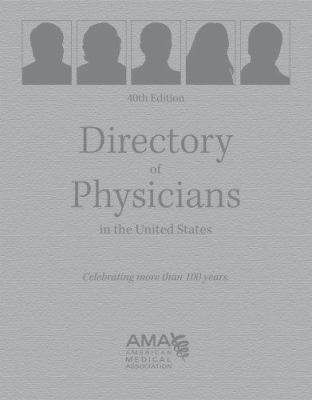 Directory of Physicians in the United States Set 1579477844 Book Cover