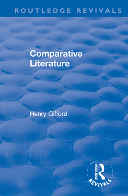 Comparative Literature 0367550695 Book Cover