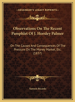 Observations On The Recent Pamphlet Of J. Horsl... 1169643426 Book Cover