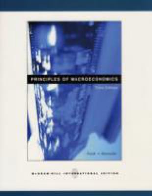 Principles of Macroeconomics 0071108203 Book Cover