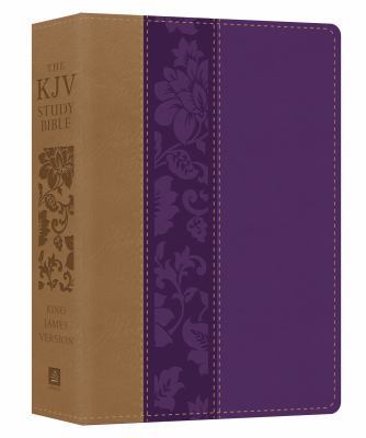 The KJV Study Bible - Large Print [violet Floret] [Large Print] 1683228448 Book Cover