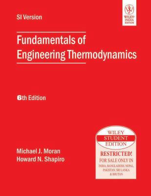 Fundamentals Of Engineering Thermodynamics, 6th Ed 812652815X Book Cover