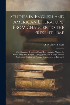 Studies in English and American Literature, Fro... 1021739278 Book Cover