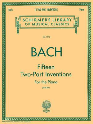 15 Two-Part Inventions: Schirmer Library of Cla... 0793553040 Book Cover