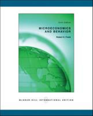 Microeconomics and Behavior 0071115498 Book Cover