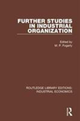 Further Studies in Industrial Organization 0815369549 Book Cover