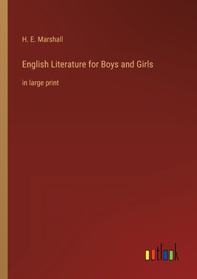 English Literature for Boys and Girls: in large... 3368345060 Book Cover