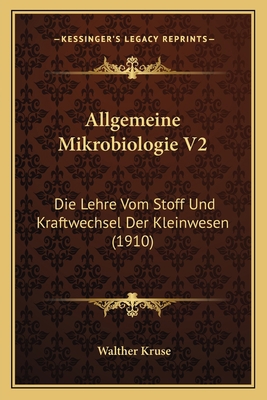 Allgemeine Mikrobiologie V2: Die Lehre Vom Stof... [German] 1168147913 Book Cover