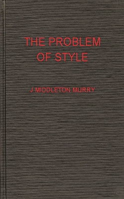 The Problem of Style 0313225230 Book Cover