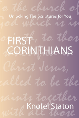 First Corinthians 1579105181 Book Cover