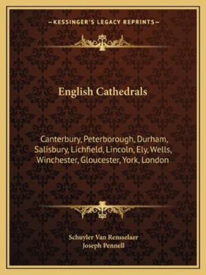 English Cathedrals: Canterbury, Peterborough, D... 1163246786 Book Cover