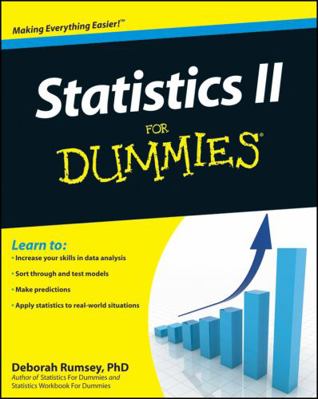 Statistics II for Dummies 0470466464 Book Cover