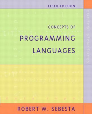 Concepts of Programming Languages 0201752956 Book Cover