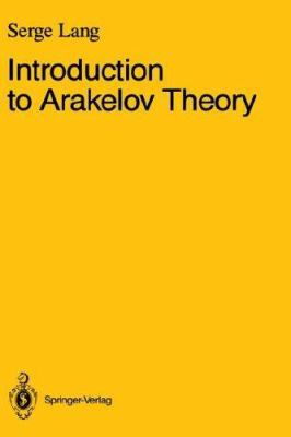 Introduction to Arakelov Theory 0387967931 Book Cover