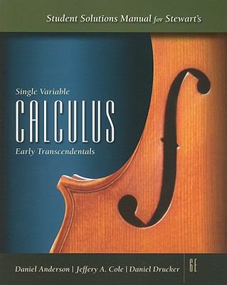 Student Solutions Manual for Stewart's Single V... B00722S6M8 Book Cover