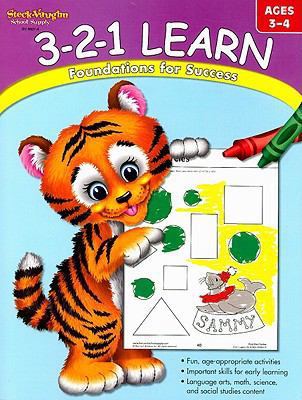 3-2-1 Learn Reproducible Ages 3-4 1419099272 Book Cover