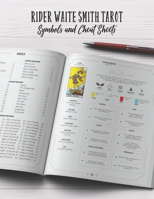 Rider Waite Smith Tarot Symbols and Cheat Sheet... B0D8HN7NMW Book Cover