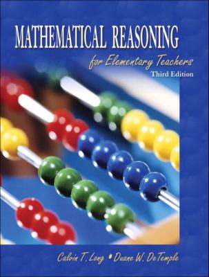 Mathematical Reasoning for Elementary Teachers,... 0201785692 Book Cover