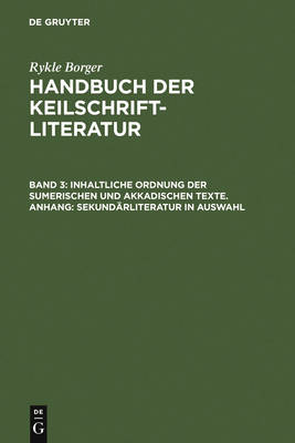 Inhaltliche Ordnung der sumerischen und akkadis... [German] 311002487X Book Cover