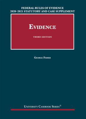 Federal Rules of Evidence 2020-21 Statutory and... 1642429414 Book Cover