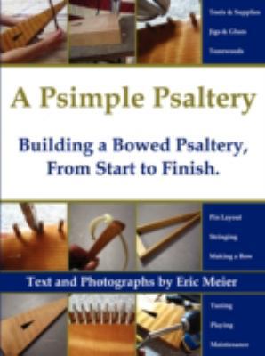 A Psimple Psaltery 0982246005 Book Cover