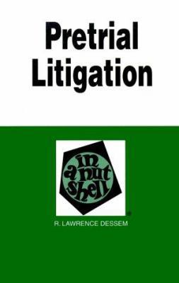 Pretrial Litigation: In a Nutshell 0314224386 Book Cover