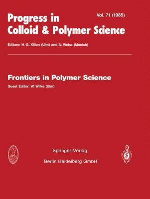 Frontiers in Polymer Science 3662157160 Book Cover
