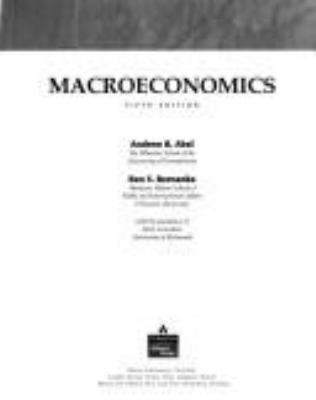 Macroeconomics (Addison-Wesley Series in Econom... 0321162129 Book Cover