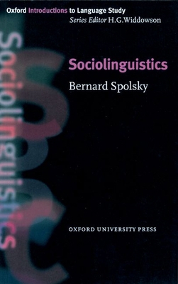 Sociolinguistics 0194372111 Book Cover