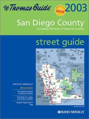 Thomas Guide 2003 San Diego County Including Po... 0528956582 Book Cover