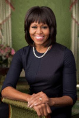 Michelle Obama notebook - achieve your goals, perfect 120 lined pages #1 (Michelle Obama Notebooks)