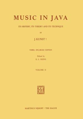 Music in Java: Its History, Its Theory and Its ... 9401080534 Book Cover