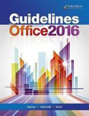 Guidelines for Microsoft Office 2016 0763871281 Book Cover