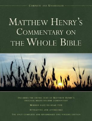 Matthew Henry's Commentary on the Whole Bible: ... 1598566121 Book Cover