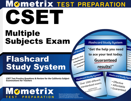 Cset Multiple Subjects Exam Flashcard Study Sys... 1609715705 Book Cover