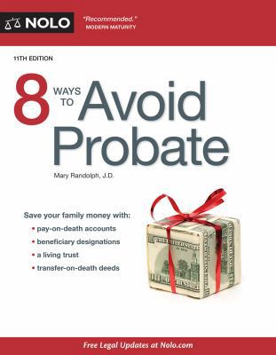 8 Ways to Avoid Probate 1413322778 Book Cover