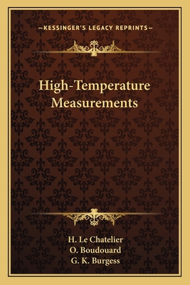 High-Temperature Measurements 1163790419 Book Cover