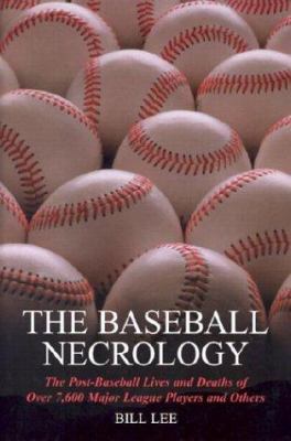 The Baseball Necrology: The Post-Baseball Lives... 0786415398 Book Cover