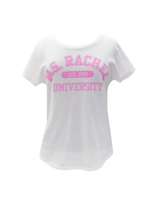 Ms. Rachel University Women's Relaxed Fit T-Shi... B0DTV7RPQX Book Cover