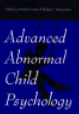 Advanced Abnormal Child Psychology 0805812040 Book Cover