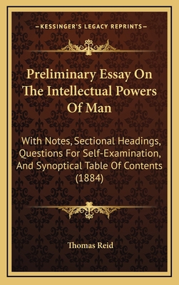 Preliminary Essay On The Intellectual Powers Of... 1165704633 Book Cover