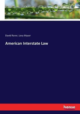 American Interstate Law 3337233015 Book Cover