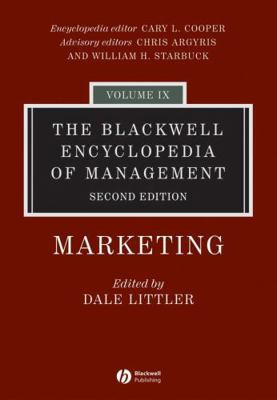 The Blackwell Encyclopedia of Management, Marke... 1405102543 Book Cover