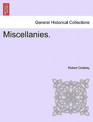 Miscellanies. 1241122113 Book Cover