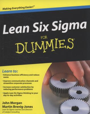 Lean Six SIGMA for Dummies 0470756268 Book Cover