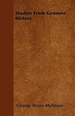 Studies From Genoese History 144556775X Book Cover