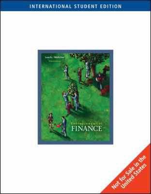 Entrepreneurial Finance. J. Chris Leach, Ronald... 0324561172 Book Cover